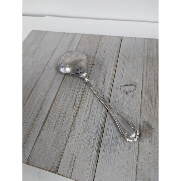 Reed & Barton Modern Art Silverplate 1904 Casserole Berry Spoon 8 3/4" - Picture 4 of 7